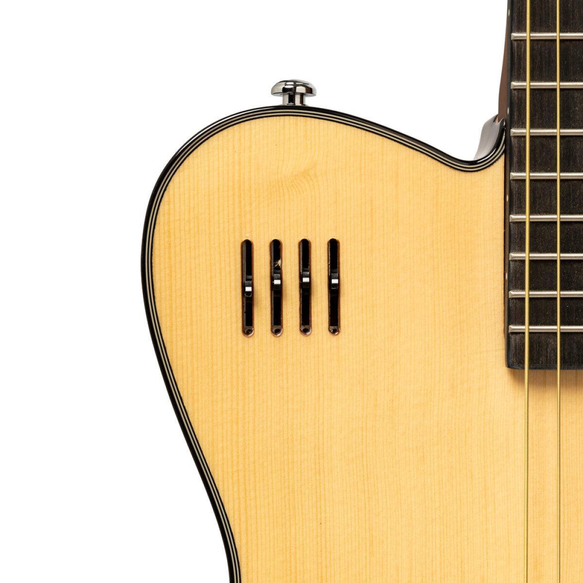 JN Guitars EW3000CN western electric guitar w/massive body, natural