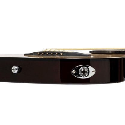 JN Guitars EW3000CN western electric guitar w/massive body, natural