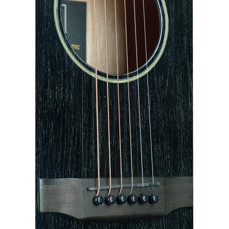 JN Guitars YAK-DCFI dreadnought guitar with solid mahogany deck and ishman Sonitone active preamp 