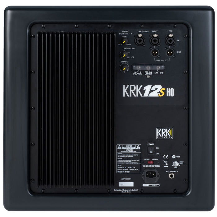 KRK Systems - 12sHO High Performance Woofer