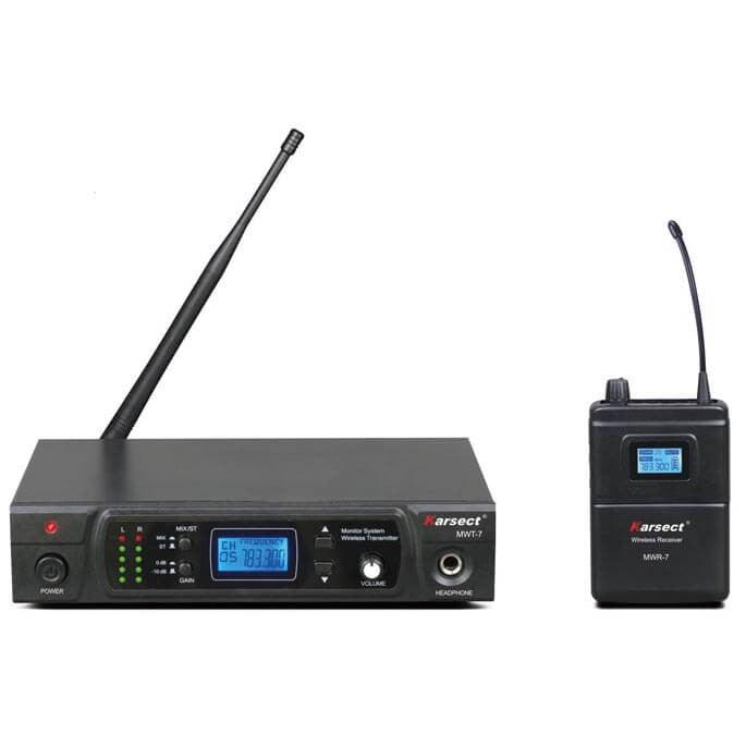 Karsect MWT-7-MWR-7 trådløs in-ear monitor
