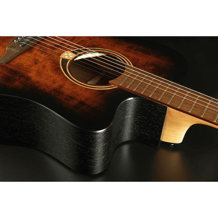 Lag Guitars T70DCE-B&B Dreadnought Cutaway Electro Black & Brown