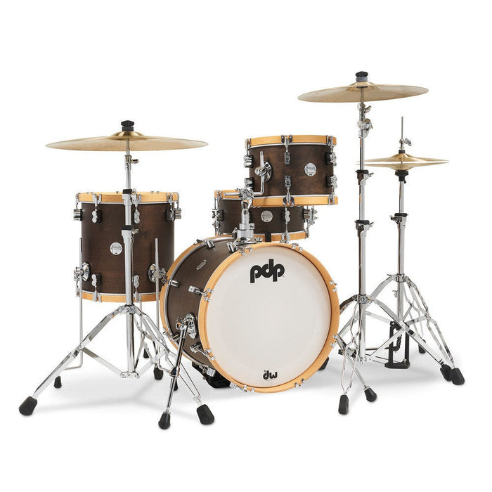 PDP Drum Shell set Concept Classic m/træreifer Walnut