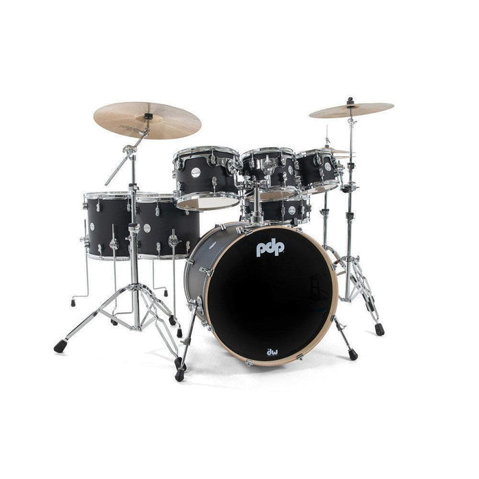 PDP Drum set Concept Maple Satin Black