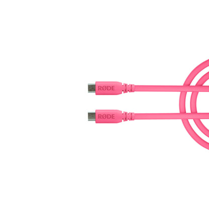 RØDE SC17-P – USB-C til USB-C kabel i pink - 1,5 m