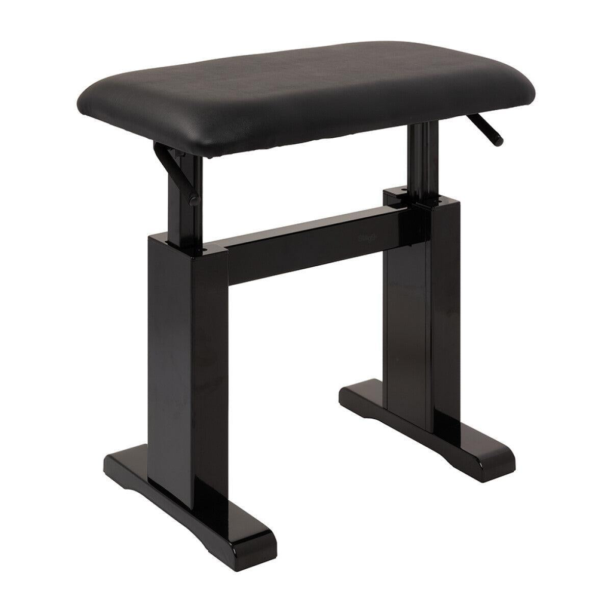 STAGG PBH 780 BKP SBK – Sort hydraulisk klaverbænk i højglans med vinylsæde