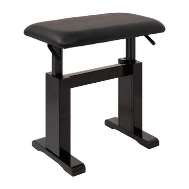 STAGG PBH 780 BKP SBK – Sort hydraulisk klaverbænk i højglans med vinylsæde