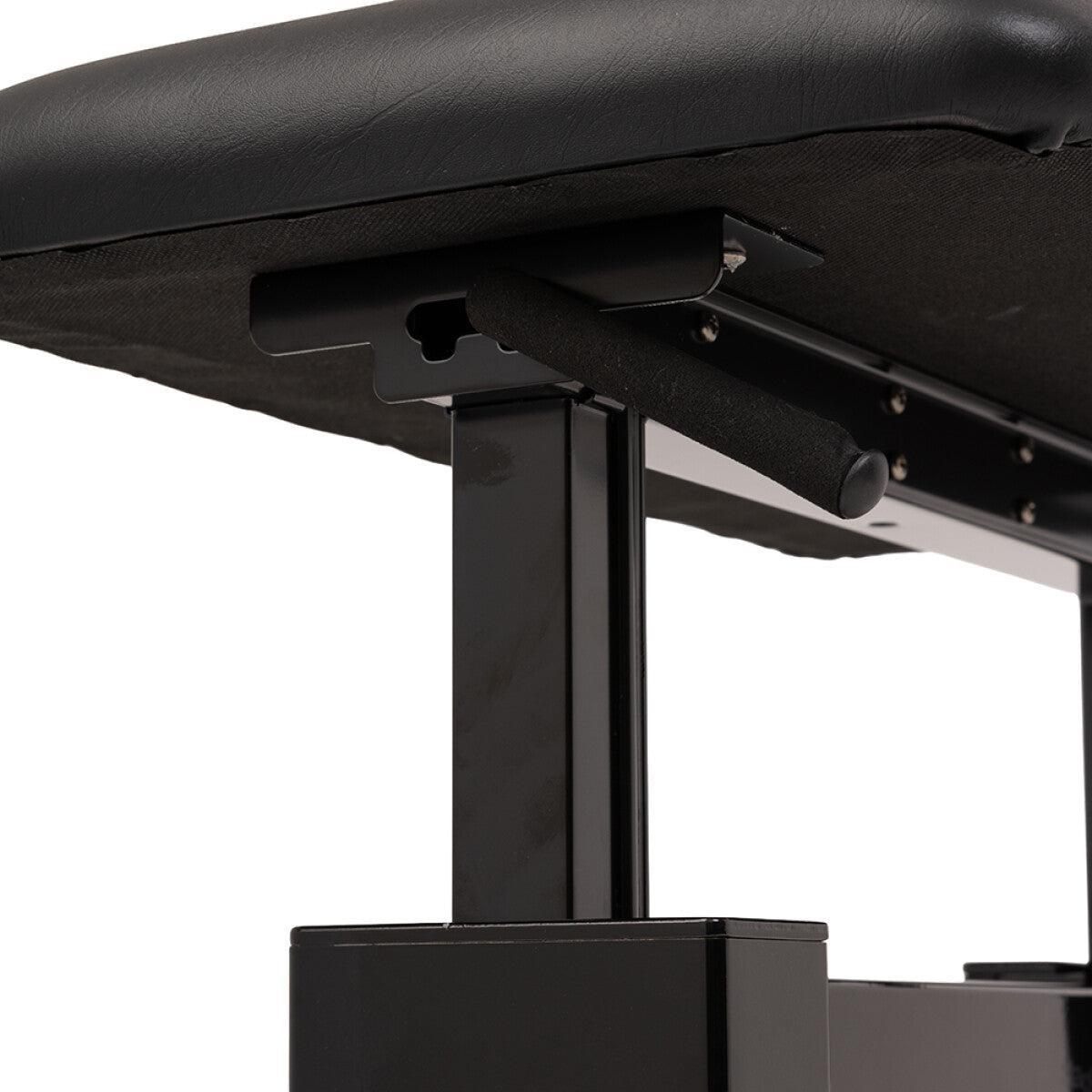 STAGG PBH 780 BKP SBK – Sort hydraulisk klaverbænk i højglans med vinylsæde