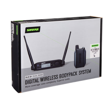 Shure GLXD14+E/B98-Z4 Trådløs instrument mikrofon