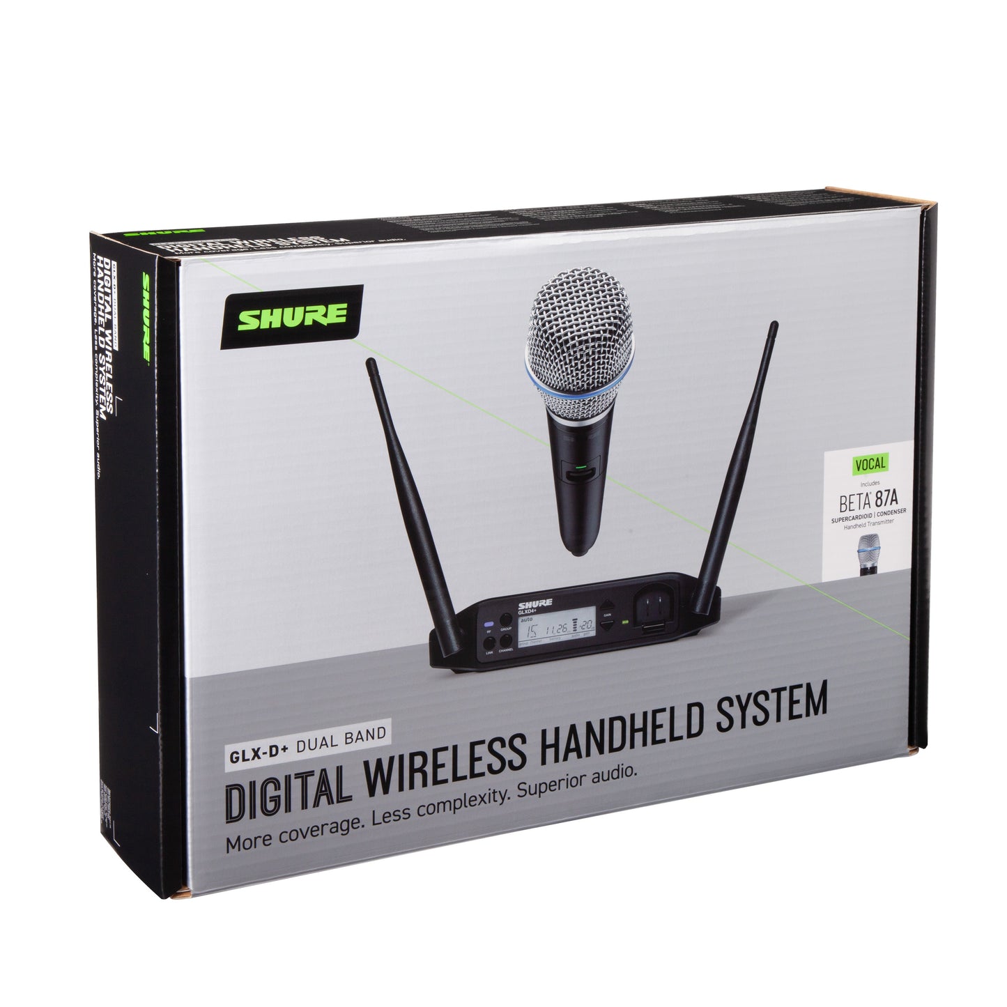 Shure GLXD24+E/B87A-Z4 Wireless Microphone System with BETA®87A Microphone System