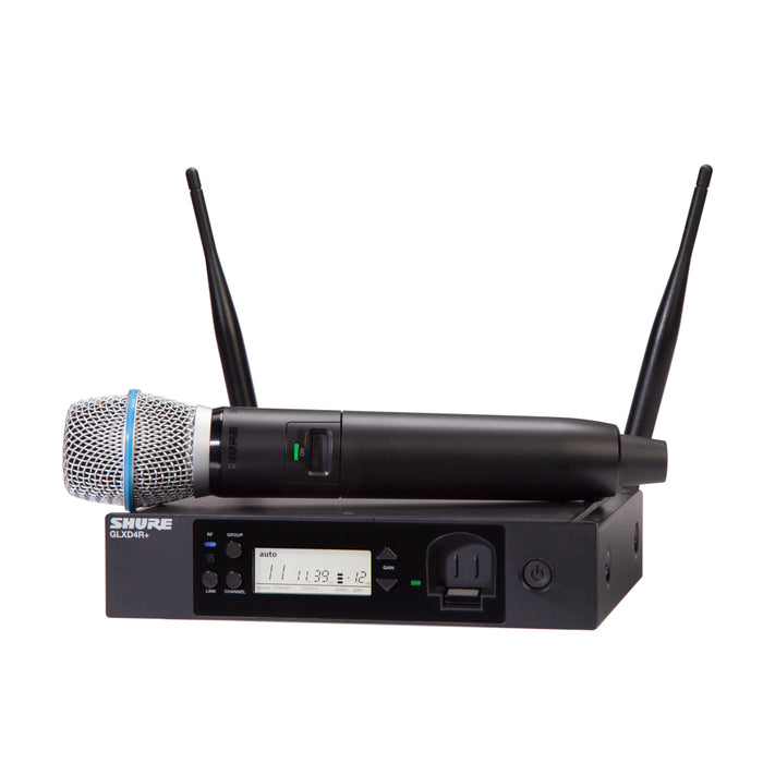 Shure GLXD24R+E/B87A-Z4 trådløs mikrofonsystem med BETA®87A