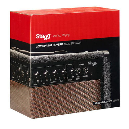 Stagg 20-Watt Spring Reverb Acoustic Amplifier