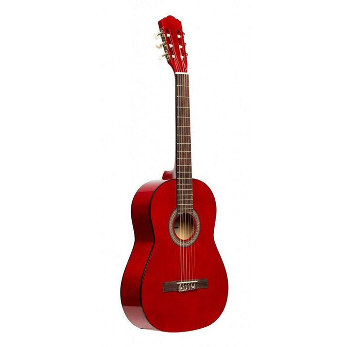 Stagg 3/4 Classical Guitar With Linden Top, Red