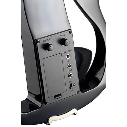 Stagg 4/4 Electrisk Violin Sæt i sort, med softcase og hovedtelefoner