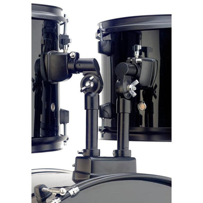 Stagg 5-piece, 22" trommesæt komplet med hardware og bækkener, sort