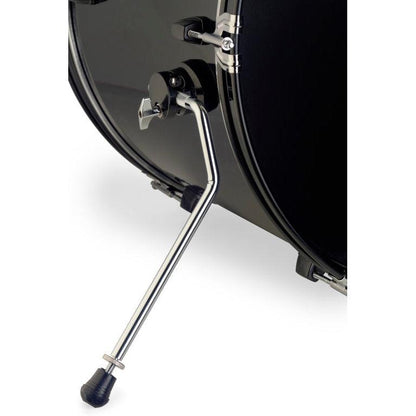 Stagg 5-piece, 22" trommesæt komplet med hardware og bækkener, sort