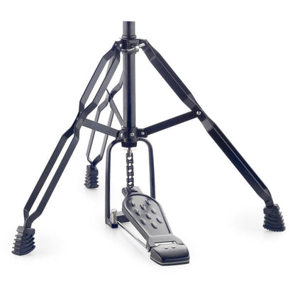 Stagg 5-piece, 22" trommesæt komplet med hardware og bækkener, sort