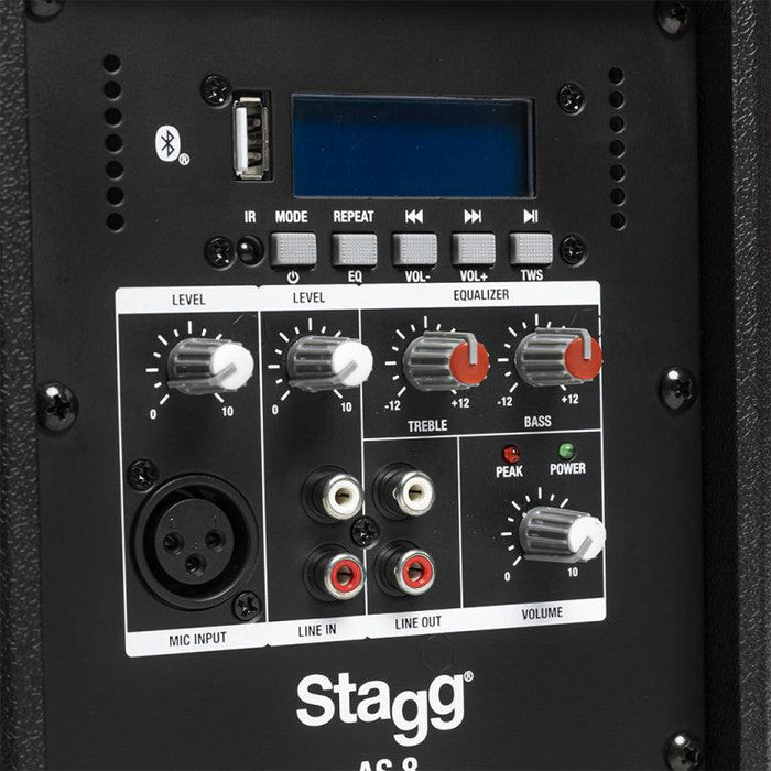 Stagg 8" AS8 EU Aktiv højttaler m/bluetooth