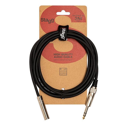 Stagg Audio Cable, Jack/Jack (M/F), 3 M (10')