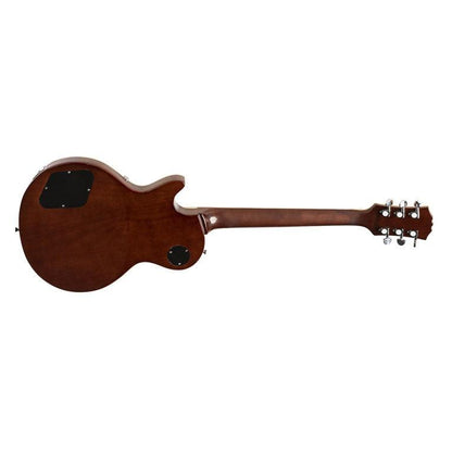 Stagg Deluxe-serien, massiv mahogni med AAA-flammet ahorntop, Honningfarvet