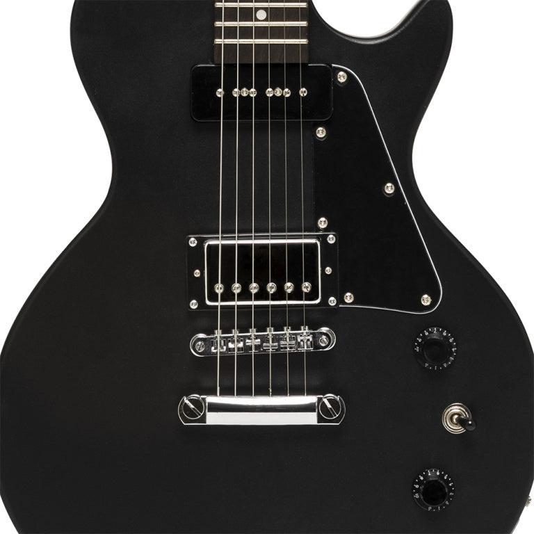 Stagg LP type Electric guitar w/P90, Black