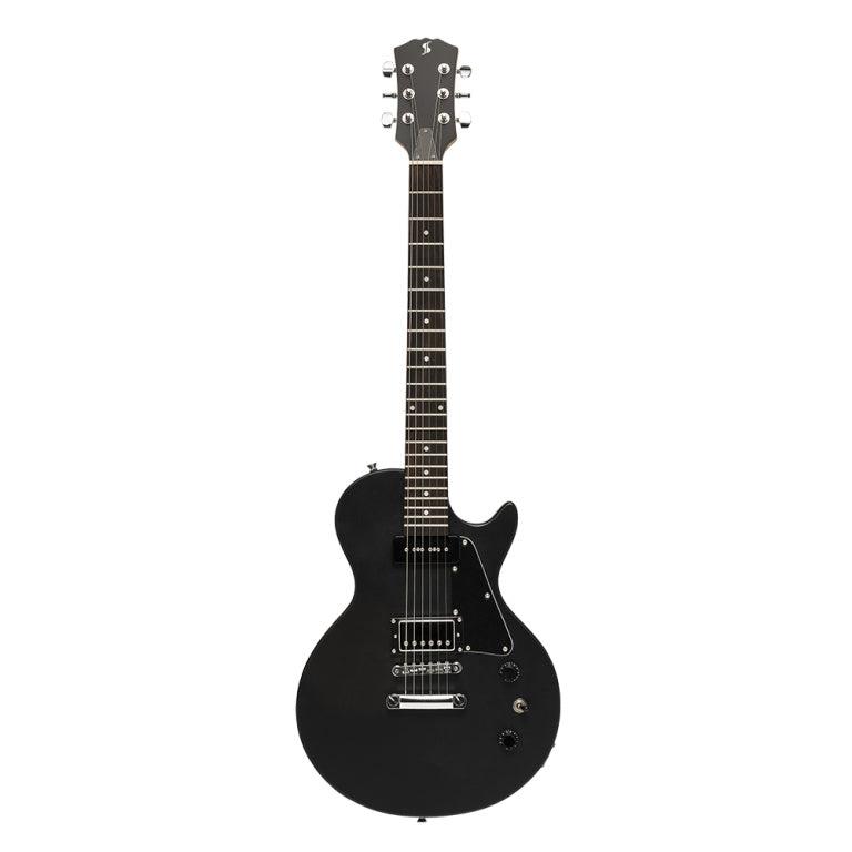 Stagg LP type Electric guitar w/P90, Black