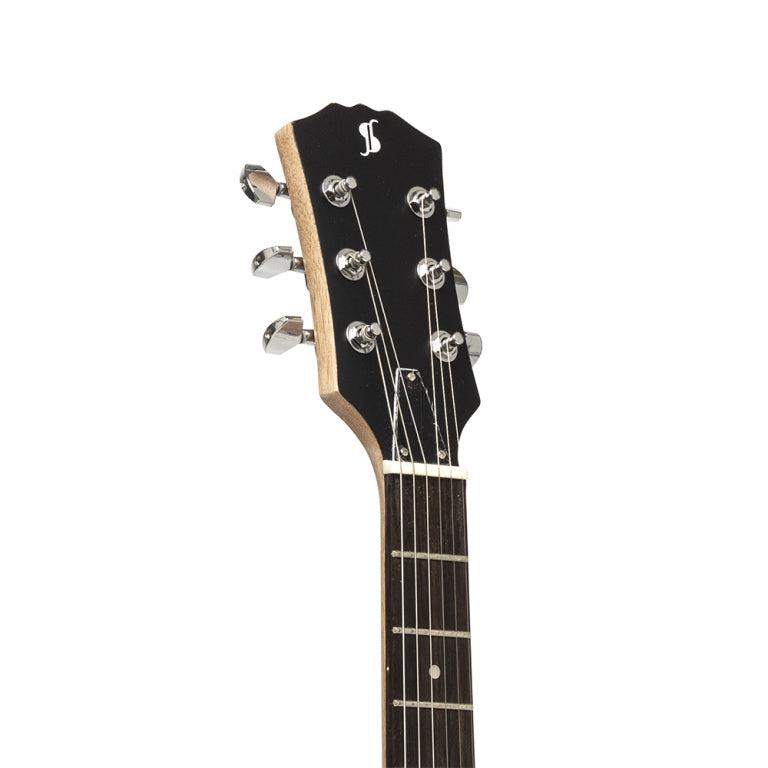 Stagg LP type electric guitar w/P90, White