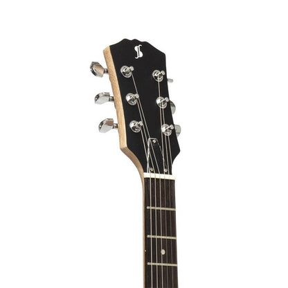 Stagg LP type electric guitar w/P90, White