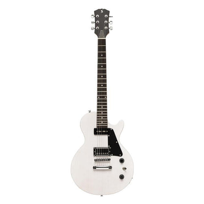 Stagg LP type electric guitar w/P90, White