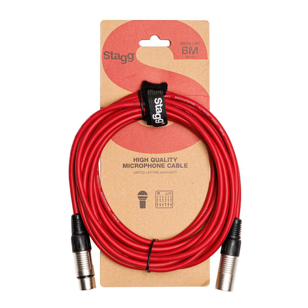 Stagg Microphone Cable, Xlr/Xlr (M/F), 6 M (20'), Ed