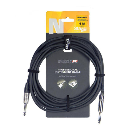 Stagg NGC3SWR Instrumentkabel med mute-switch – 3 m