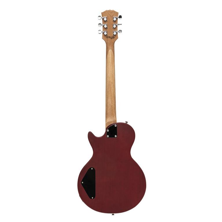 Stagg SEL-HB90 CHERRY LP type electric guitar w/P90