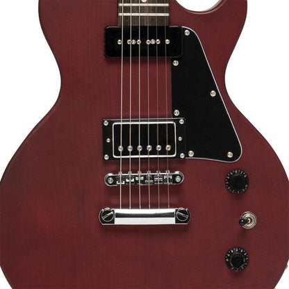 Stagg SEL-HB90 CHERRY LP type electric guitar w/P90