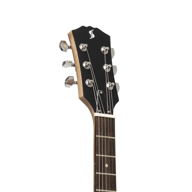 Stagg SEL-HB90 CHERRY LP type electric guitar w/P90