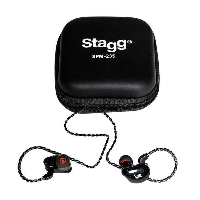 Stagg SPM-235 BK High-Resolution, 2 Drivers In-Ear monitors Black