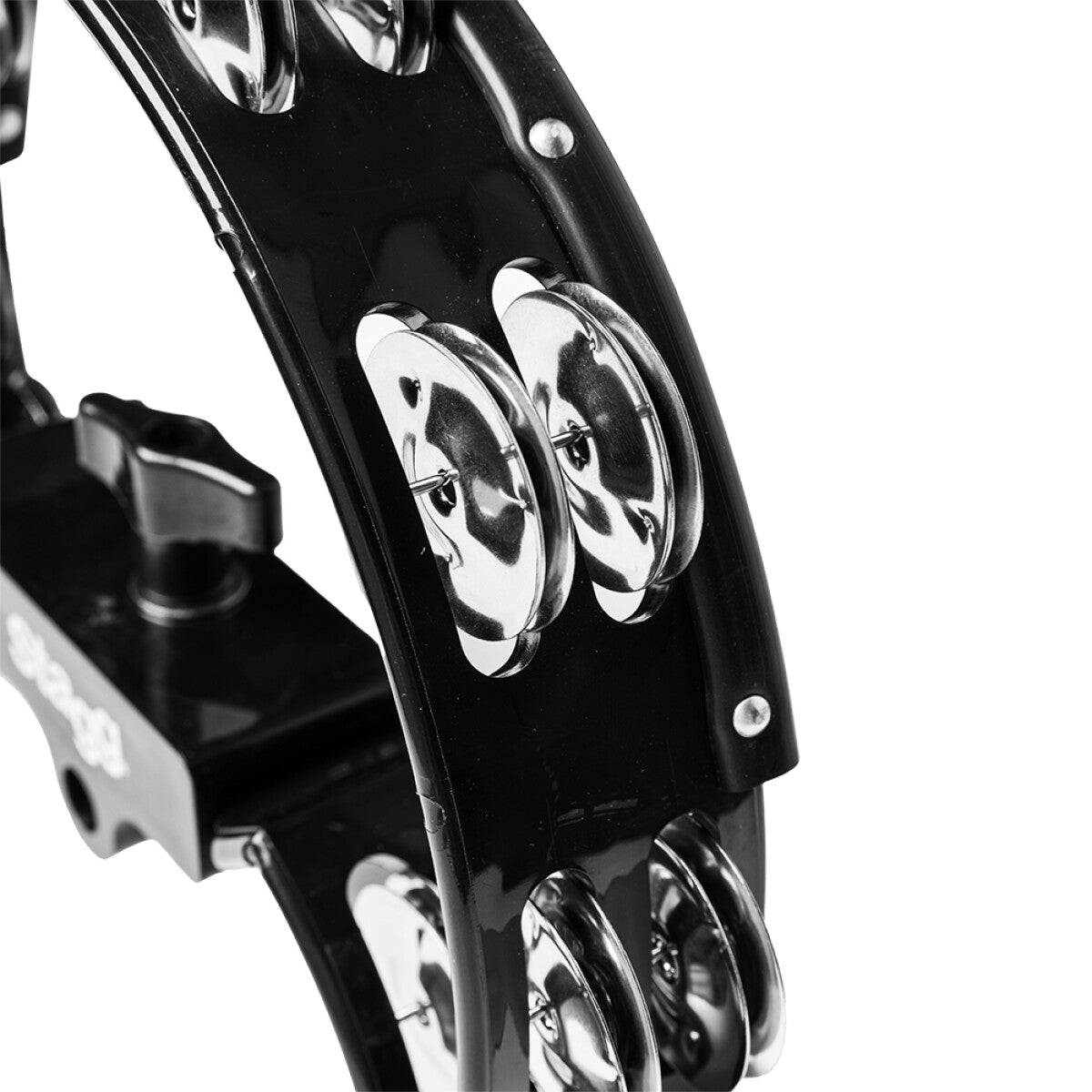 Stagg half moon hi-hat tambourine in plastic - 16 bells