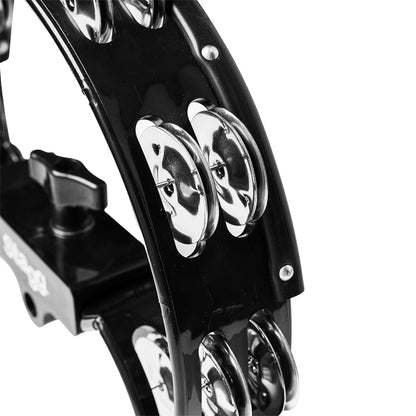 Stagg half moon hi-hat tambourine in plastic - 16 bells