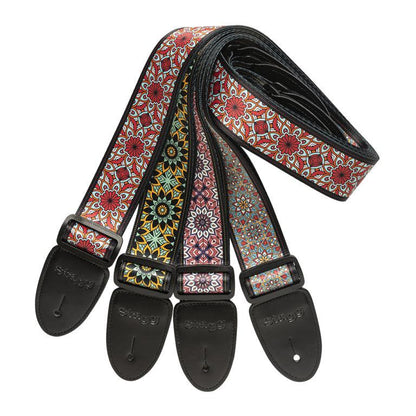 Stagg Terylene Strap Mandala Green