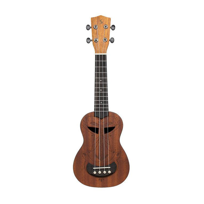 Stagg US-TIKI AH Sopran ukulele m/sapele dæk incl. gigbag