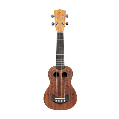 Stagg US-TIKI OH Soprano ukulele w/sapele cover - incl. gigbag