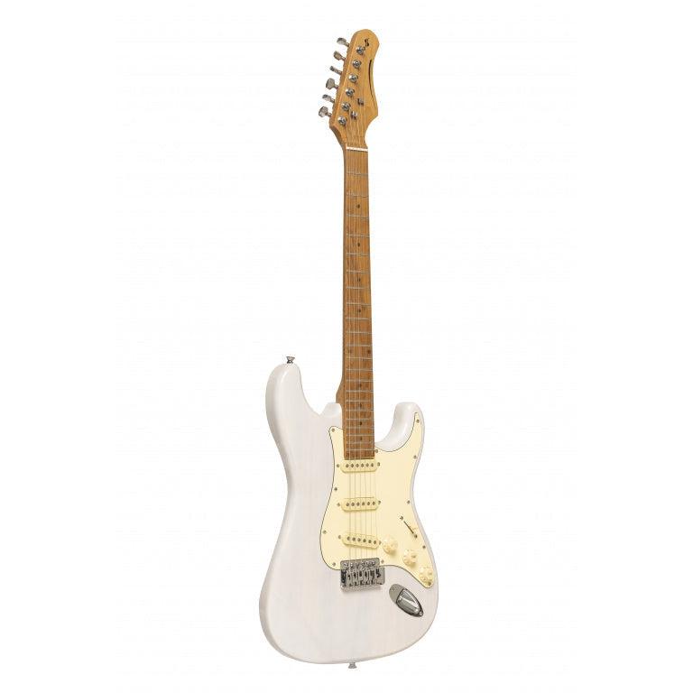 Stagg Vintage SES-55 WHB Elguitar White Blonde