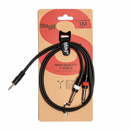 Stagg Y cable, Mini Jack/Jack