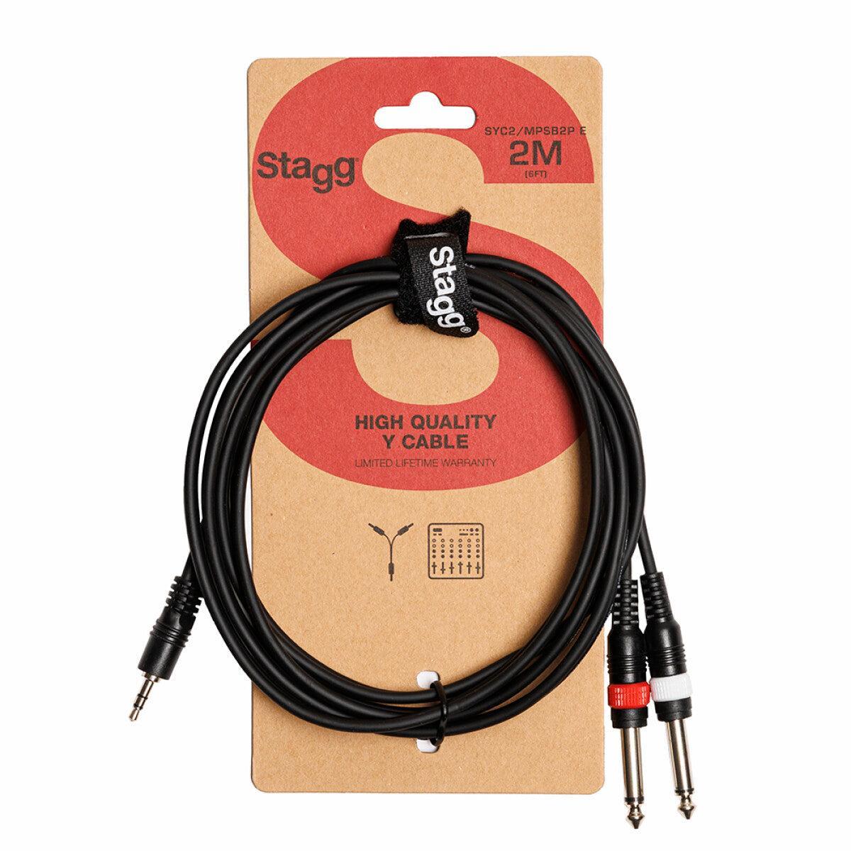 Stagg Y cable, Mini Jack/Jack