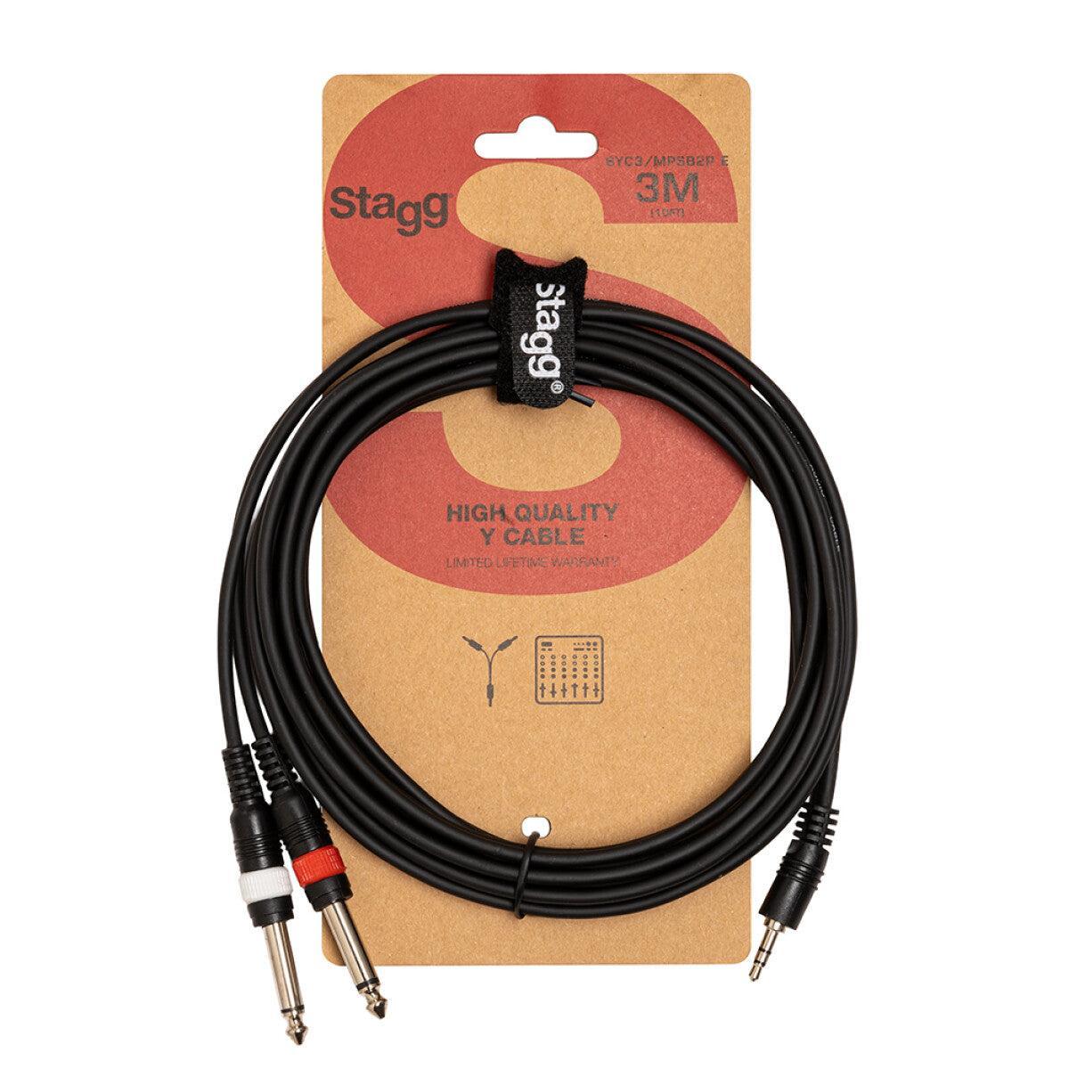 Stagg Y cable, Mini Jack/Jack