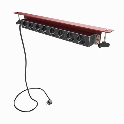 Strømskinne - BlackPantherSystem - Jatoba Angulo 8S - RØD