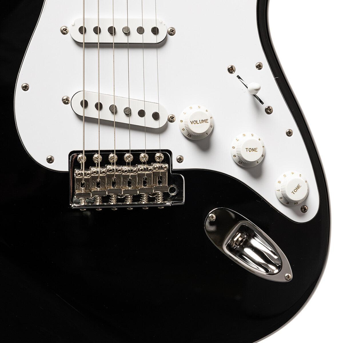 TOKAI TST95 BK/R Vintage solid body electric guitar, rosewood fingerboard, Black finish + case