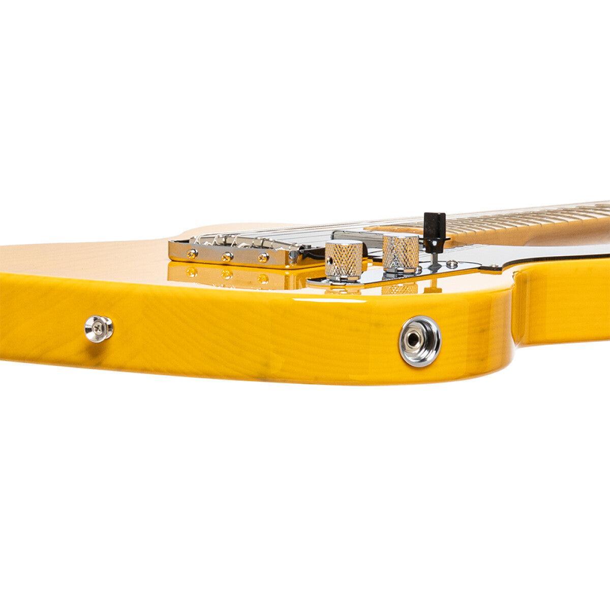 TOKAI TTE118 BTB/M Vintage solid body electric guitar, maple fingerboard, Butter Scotch Blond finish + case