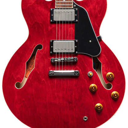 TOKAI UES78 SR Semi hollow body electric guitar, See-Through Red finish