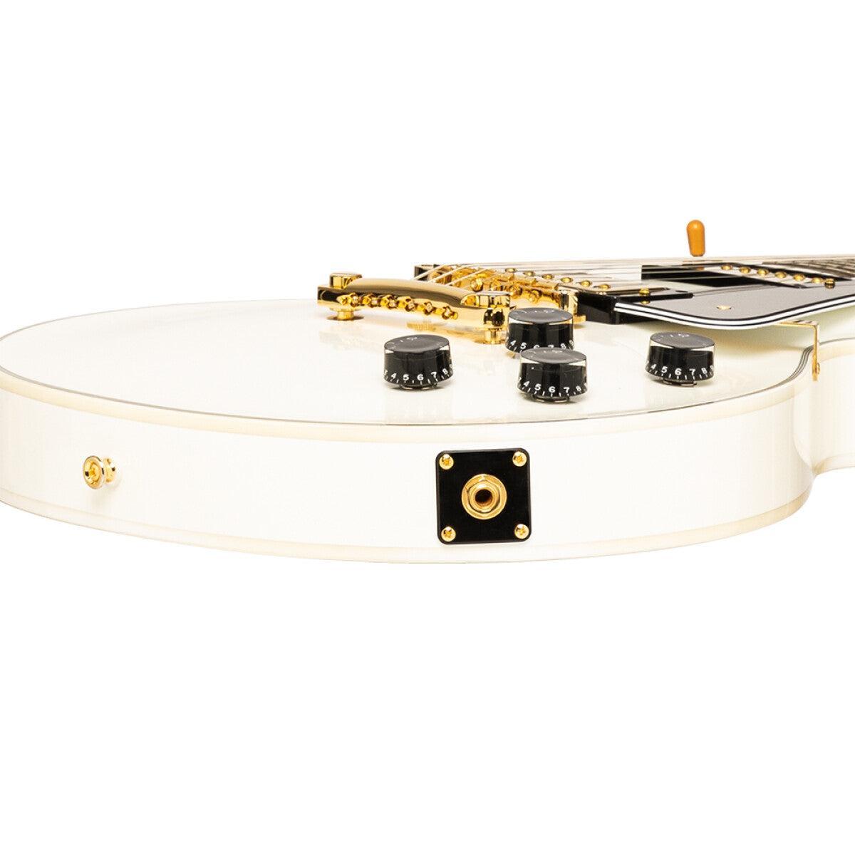 TOKAI ULC136S SW Vintage solid body electric guitar, Snow White finish + case 