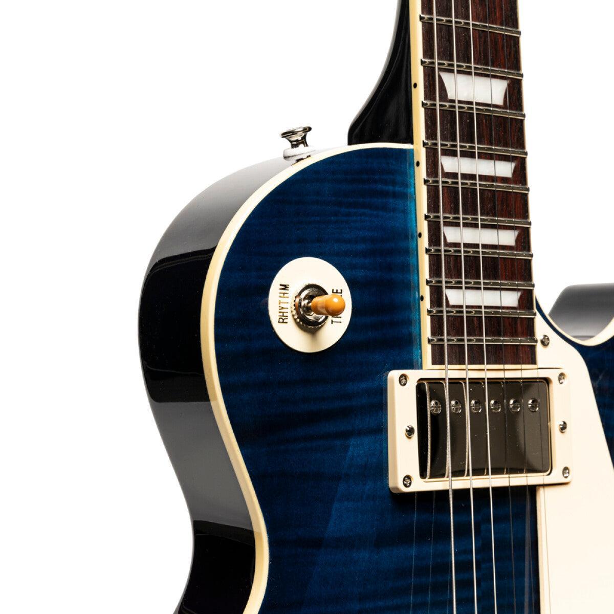 TOKAI ULS136F IB Vintage solid body electric guitar, Indigo Blue finish + case